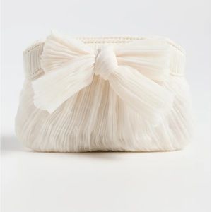 Loeffler Randall Mini Pleated Frame Clutch with Bow